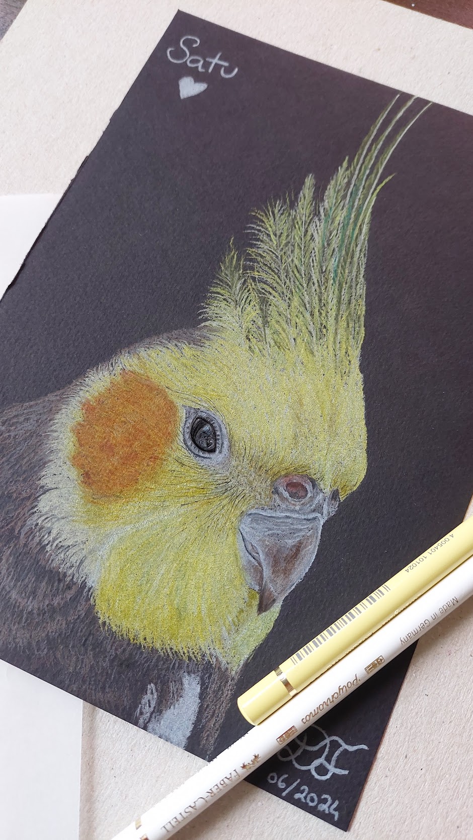 art gallery artist pet realist portrait coloredpencils bestfriendforever cockatiels calopsita paint print popart artwork realistportrait colourspencils bff gift